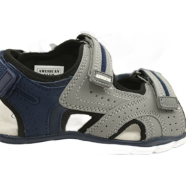 American Club Sportski sportovi Boys kožni umetnuti ES33/21 Grey siva 5