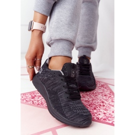 NEWS Ženske sportske cipele Comfort Foam Black na velike udaljenosti crno 1