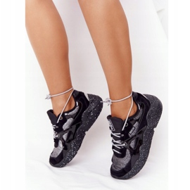 Ženske sportske cipele Memory Foam Big Star HH274325 Crna 2