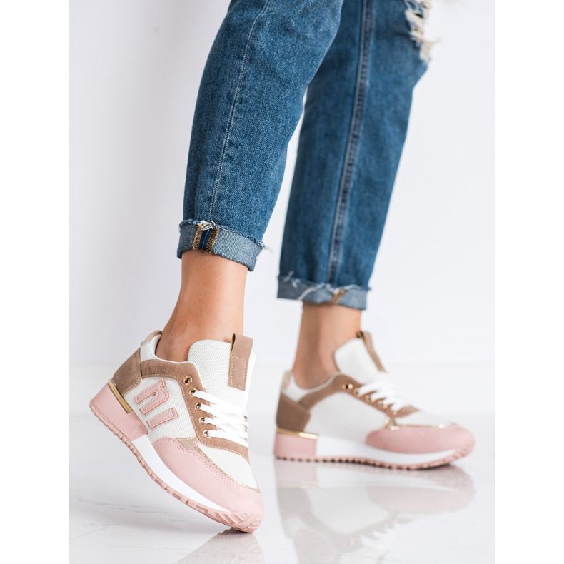 SHELOVET Sportske cipele s mrežicom ružičasta 1