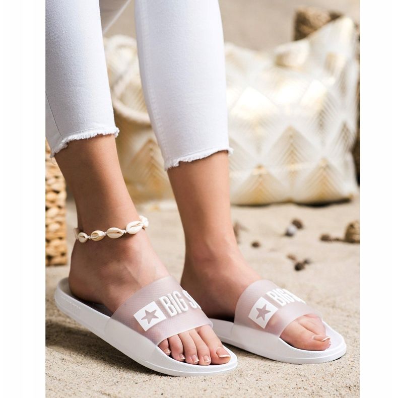 Ženske papuče Big Star FF274A199 bijela 1