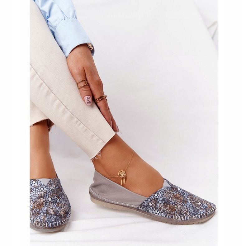 Ženske kožne balerinke Maciejka 01930-86 Ashen višebojan 1