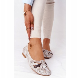 Ženske kožne balerinke Maciejka 01358-44 Dirty Beige bež 2