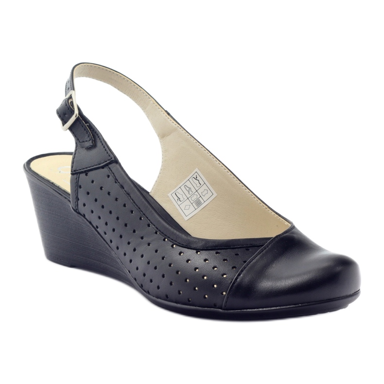 Ženske sandale prekrivene prstima Gregors 591 cz crno 1