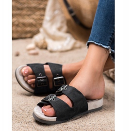 Kylie Klasične crne papuče crna 2