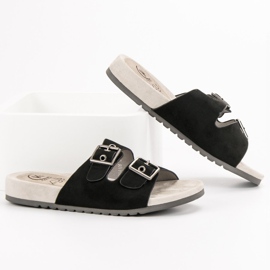 Kylie Klasične crne papuče crna 1