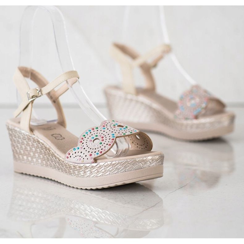 Kylie Ležerne sandale bež 2