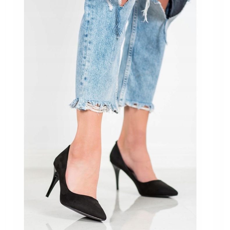 Kylie Klasične štikle od antilopa crno 2