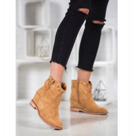 Bella Paris Kaubojske čizme od antilopa s mlaznicama smeđa 1