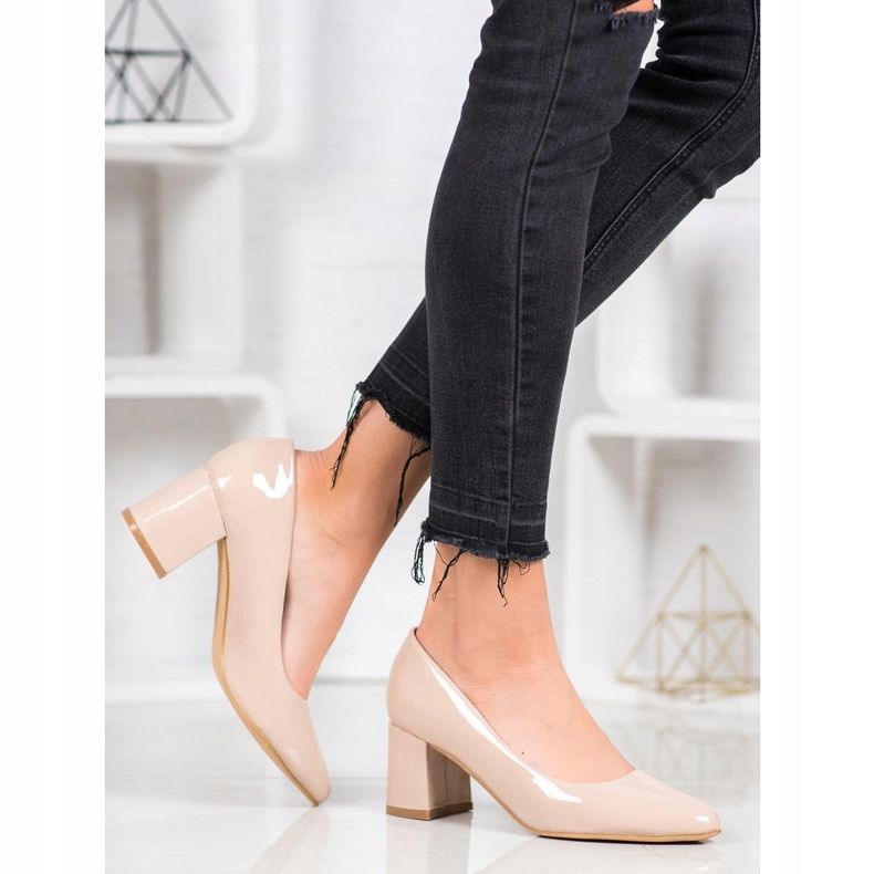 Klasične pumpe VINCEZA bež 1