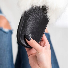 SHELOVET Udobne krznene papuče bijela 2