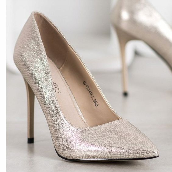 Goodin Modne štikle zlatna 1