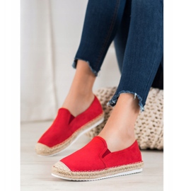 Goodin Espadrile od antilopa crvena 1