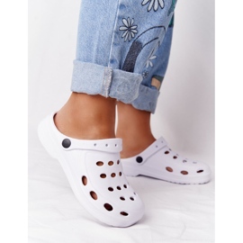 Flameshoes Ženske bijele Eva pjenaste papuče bijela 2