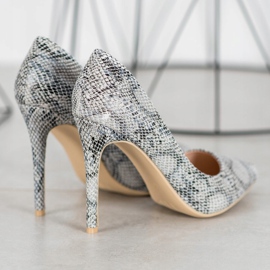 Seastar Klinovi s leopard ispisom višebojan 1