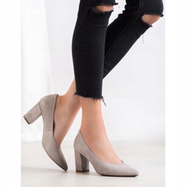 W. Potocki Pumpe sa sjajem siva 1