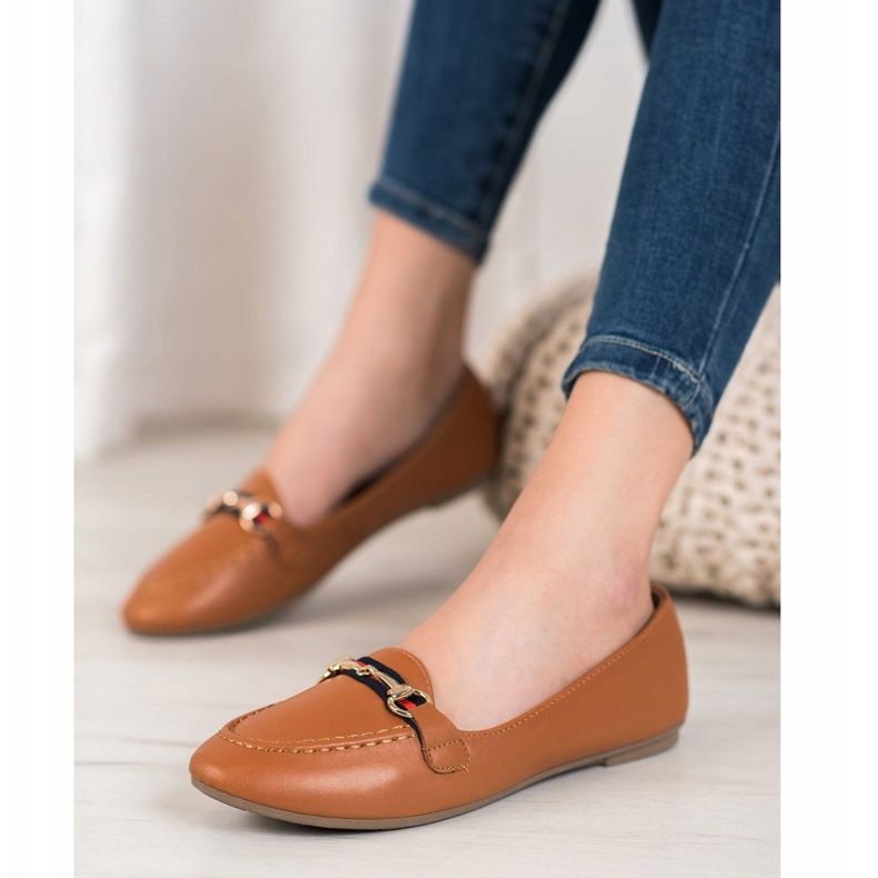 Clowse Modni lordovi s eko kožom smeđa 1