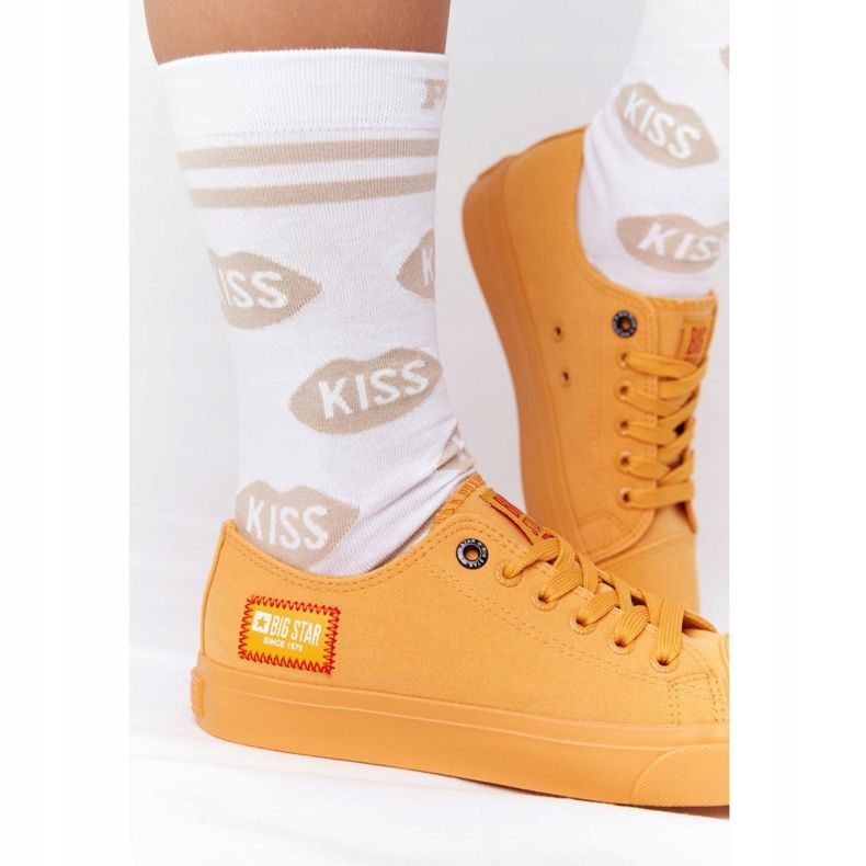 Ženske tenisice Big Star HH274134 Žuta žuta boja 1