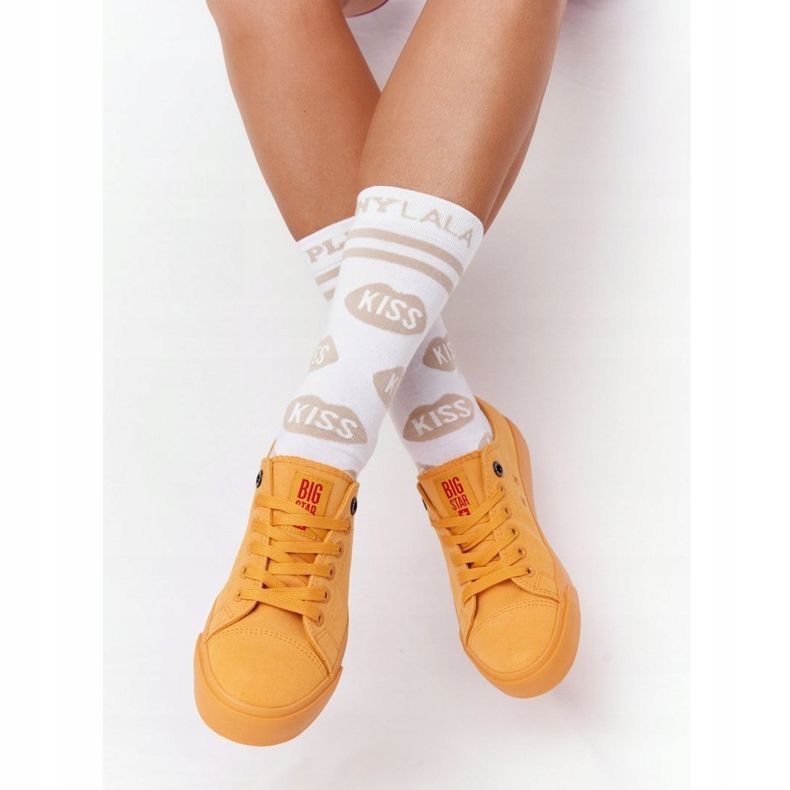 Ženske tenisice Big Star HH274134 Žuta žuta boja 2