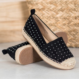 Goodin Espadrile od crne antilopa crna 1