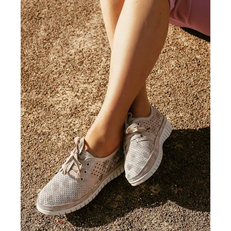 Kylie Kožne broge na platformi raznobojna siva 2