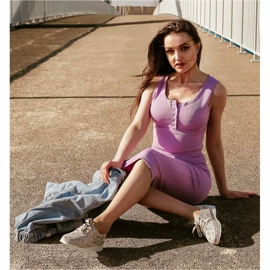 Kylie Kožne broge na platformi višebojan siva 1