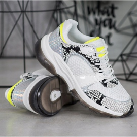 Kylie Udobne tenisice sa zmijskim printom bijela višebojan 1