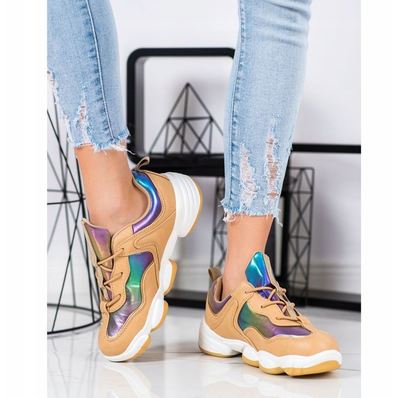 Kylie Moderne sportske cipele bež raznobojna 1