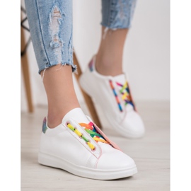 SHELOVET Modne sportske cipele bijela 1