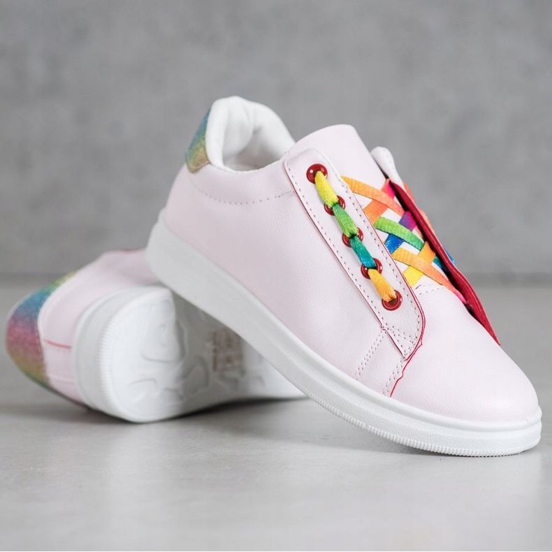 SHELOVET Modne sportske cipele ružičasta raznobojna 1