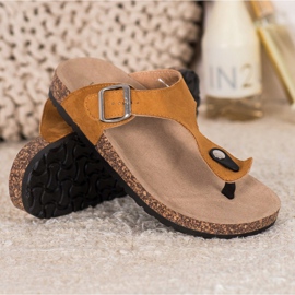 Udobni VINCEZA japanke smeđa 1