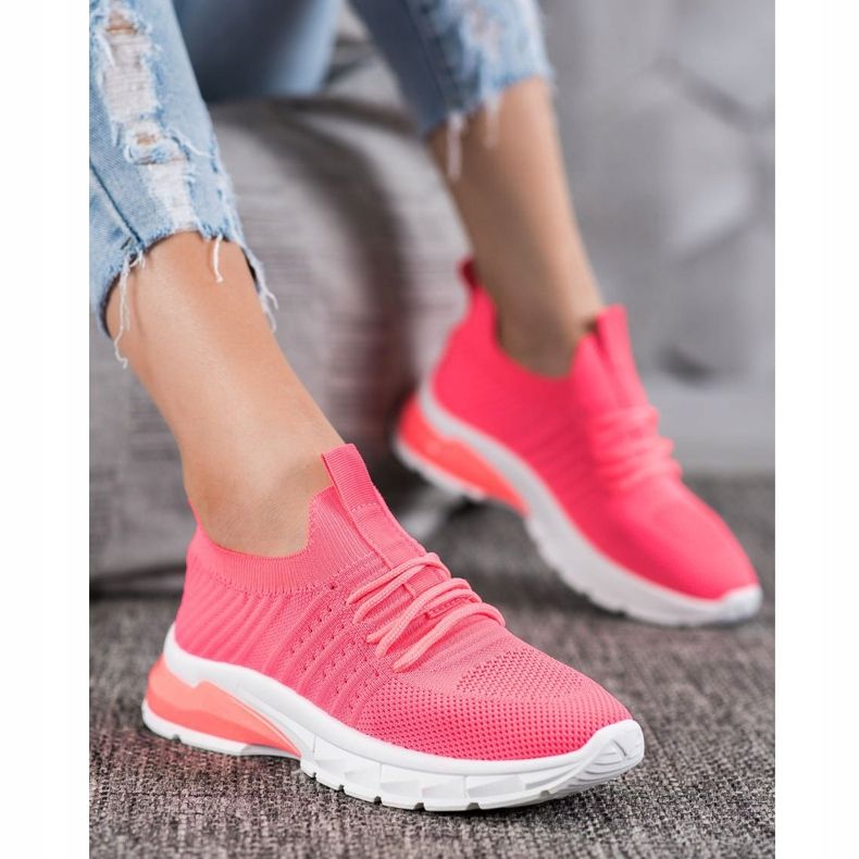 Bella Paris Ažurne tenisice ružičasta 1