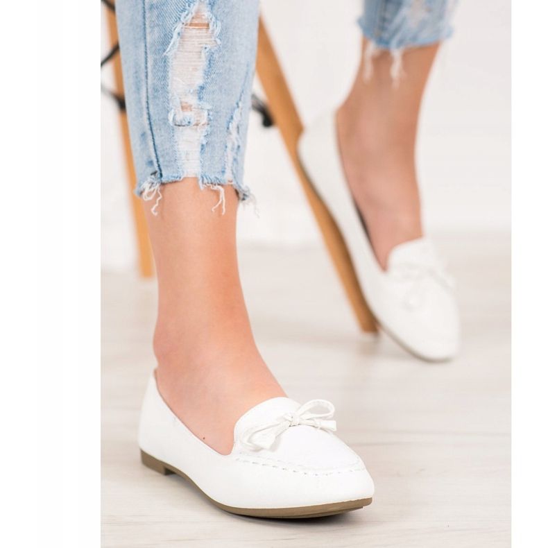 Nio Nio Udobne bijele mokasine bijela 2