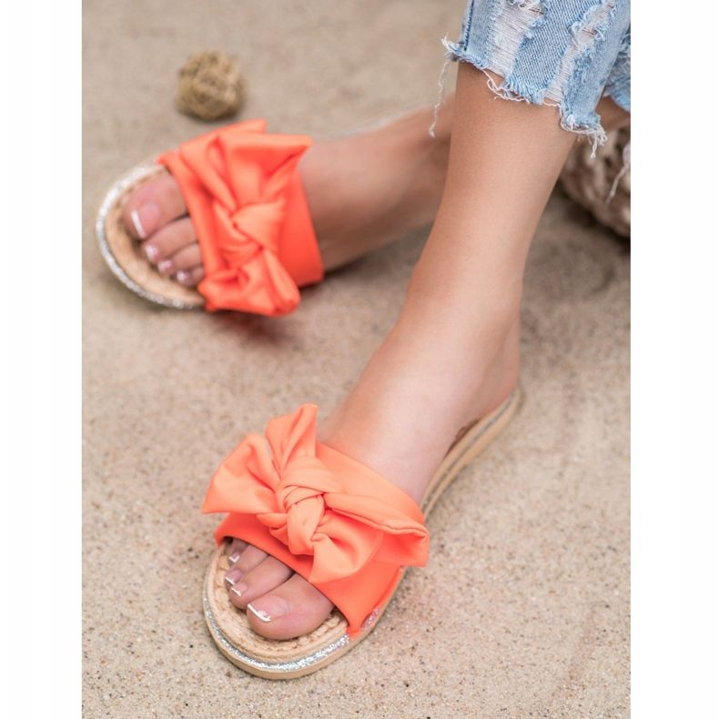 SHELOVET Elegantne narančaste papuče narančasta 1