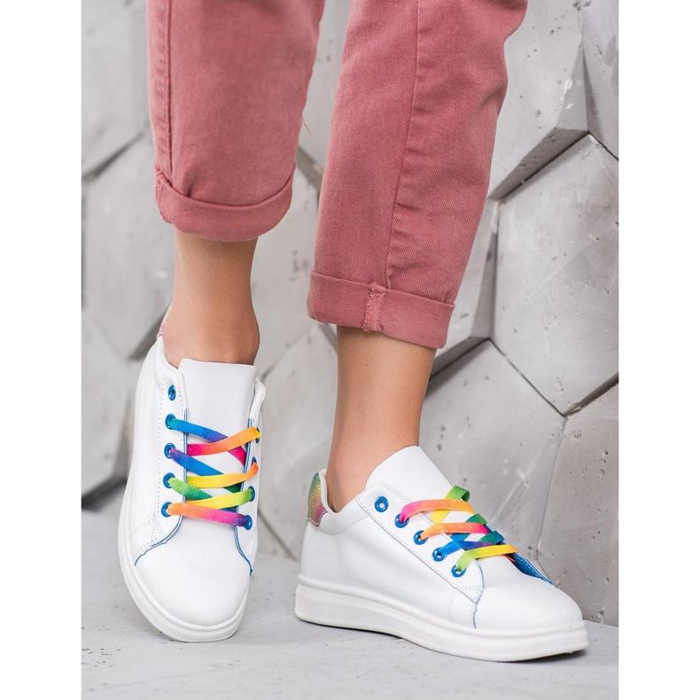 SHELOVET Modne sportske cipele bijela 1