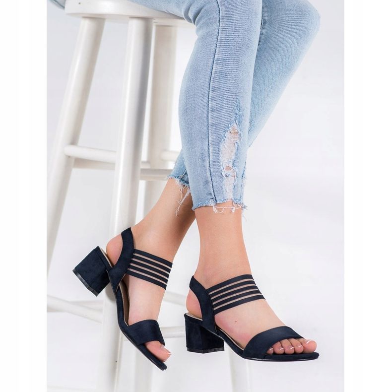 Filippo Klizne sandale na post plava 1