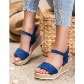 Filippo Ležerne kožne sandale plava 2