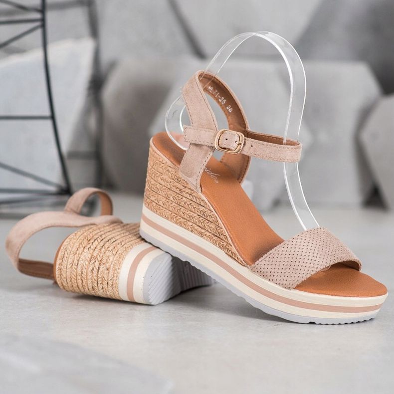 Weide Modni klinovi od antilopa bež 1