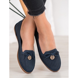 Elegantne VINCEZA balerine mornarsko plava 2