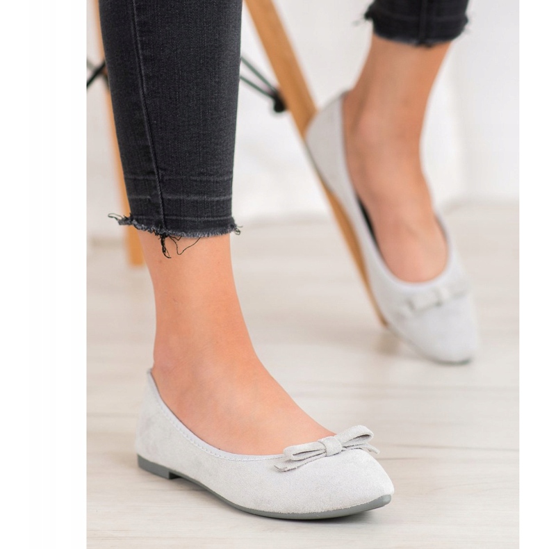 VINCEZA antilop balerine siva 2