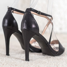 Vinceza Seksi crne štikle crna 1