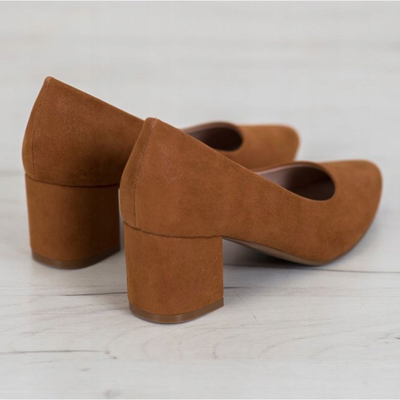 W. Potocki Klasične cipele s visokim potpeticama smeđa 2