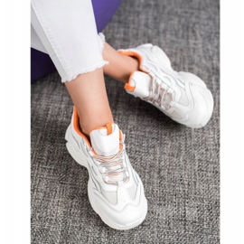 SHELOVET Tenisice na vezanje bijela 1