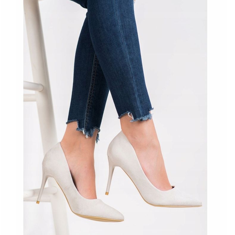 SHELOVET Seksi sive štikle sive boje siva 1