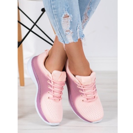 Bona Lagane sportske tenisice ljubičasta naranča 1