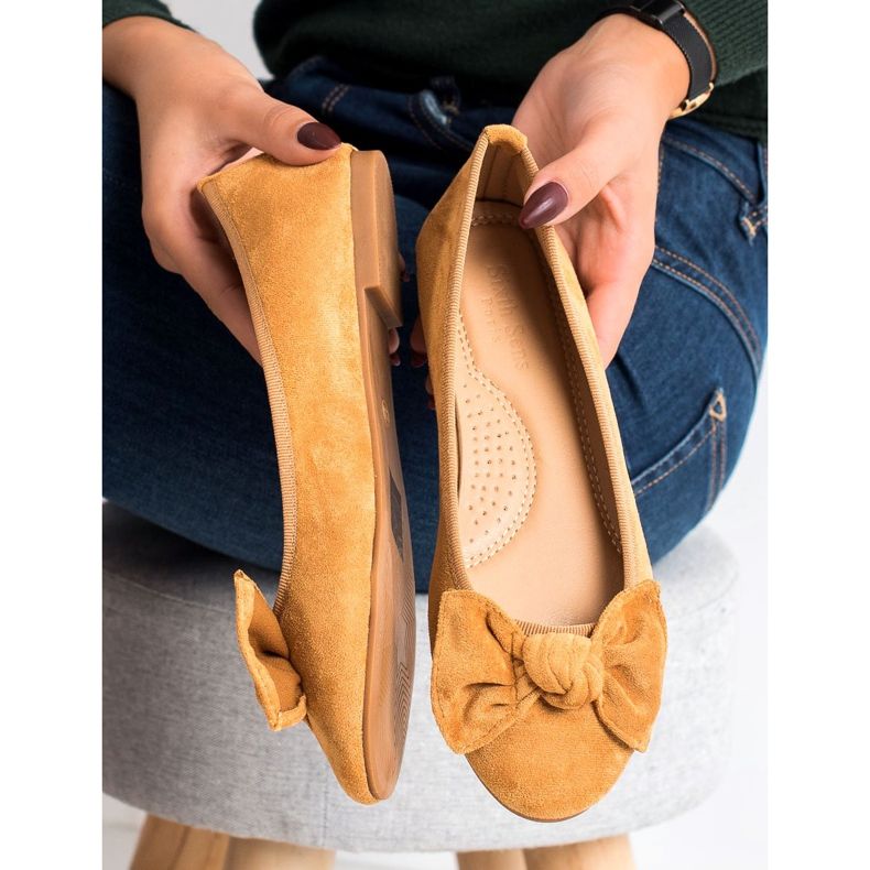 Sixth Sense Balerina s mašnom žuta boja 1