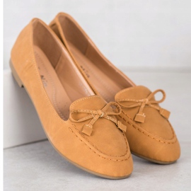 Nio Nio Udobne natikače s devicama smeđa višebojan 2