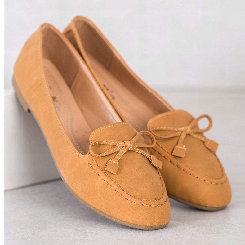 Nio Nio Udobne natikače s devicama smeđa raznobojna 2