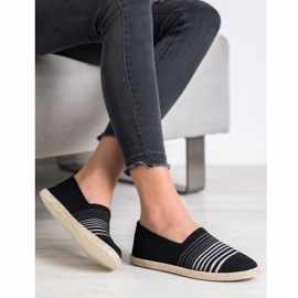 MCKEYLOR Espadrile Slipony crno 1