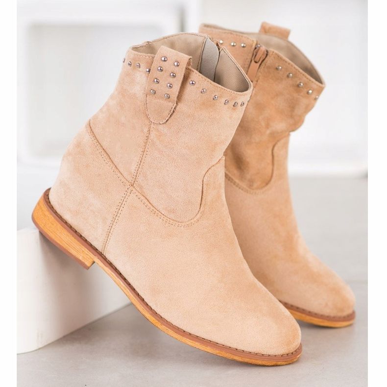 Super Mode Tople kaubojke bež 1